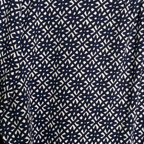 db established 1962 Women M 1/2 Button Blouse Pullover Tab Roll Sleeve Peplum - Picture 13 of 13